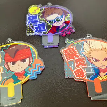 이나즈마 일레븐 비비드라인 데코 부채 키체인