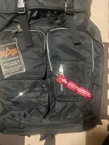 ALPHA 알파인더스트리즈 플라이트 나일론 백팩 블랙