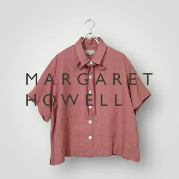 2019 마가렛호웰 / 린넨100% 반팔 셔츠 리본