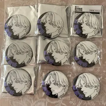 도쿄 리벤저스 이누이 세이슈 글리터 캔뱃지 9개 세트