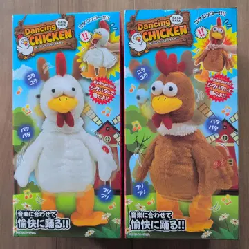 댄싱! 바타바타 치킨 화이트 브라운 2체 세트