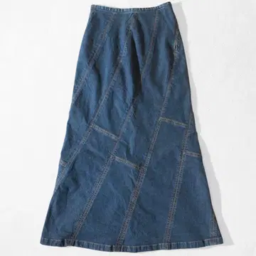 미쉘클랑 MICHAEL KLEIN 데님 스커트 롱 기장 38