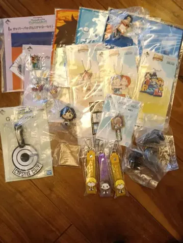 제일복권 하위상 피규어 헤드 타월 묶음 판매 키링 23점