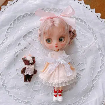 미디 브라이스 핑크 헤어 커스텀 아이시짱 세트