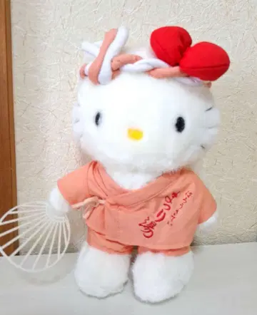 헤이세이 레트로 헬로키티 아사쿠사 ROX 마츠리유 봉제 인형 2001