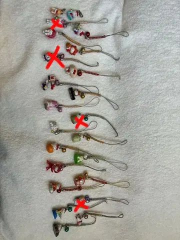 캐릭터 스트랩 세트 지역 한정 키티