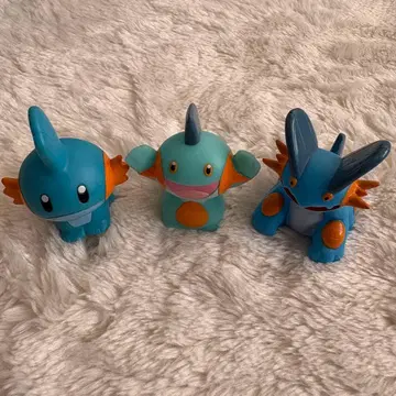 당시품 포켓몬 소프트 비닐 진화 라인 물짱이 늪짱이 대짱이