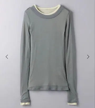 INSCRIRE 레이어드 롱 슬리브 티셔츠