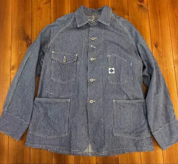 POST OVERALLS 히코리 커버올 USA제 빈티지 턱끈