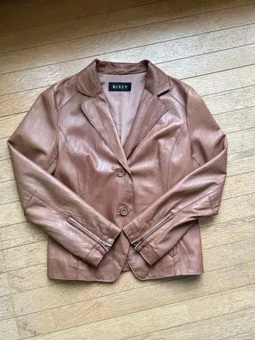 [컨디션 최상] 양가죽 레더 자켓 브라운 L 사이즈 상당