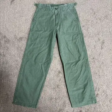 컨디션 최상! orslow 베이커 팬츠 일본제 여성용 퍼티그 팬츠