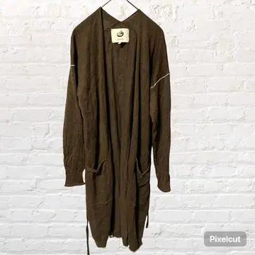 11385 ONIGIRI 오니기리 린넨 100% 롱 가디건 L 봄/여름