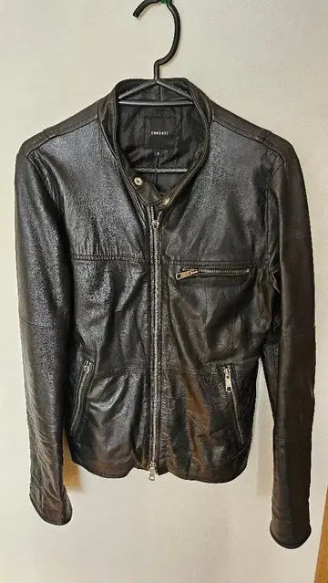 roshell 가죽 자켓 리프로덕트 레더 싱글 라이더 천연 가죽