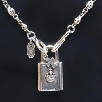 저스틴 데이비스 자물쇠 목걸이 타이니 크로스