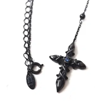 브랜드 불명 크로스 로자리오 목걸이 십자가 고딕 SV925