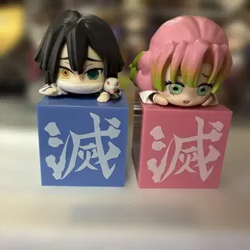 귀멸의 칼날 오바미츠 히캇케 피규어 세트 이구로 오바나이 칸로지 미츠리