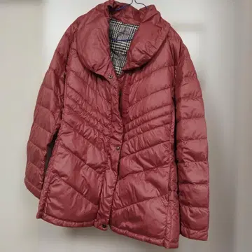 후드 부착 퀼팅 자켓 4L 사이즈