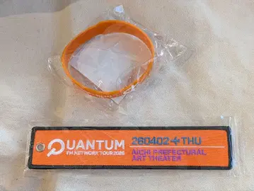 TM NETWORK 아이치 4월 2일 플라이트 태그 & 러버 밴드