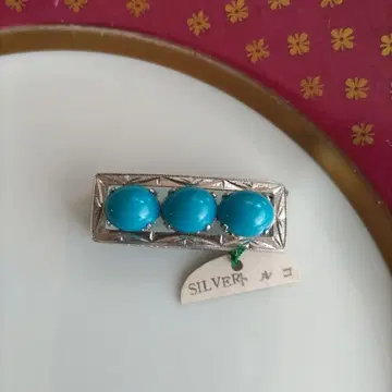 터키석 SILVER 오비 고정 띠 빈티지