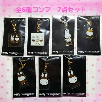 미피 통통 아크릴 키링 70th 전6종 7점 컴프