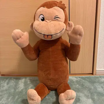 호기심 많은 조지 원숭이 윙크 봉제 인형 대형