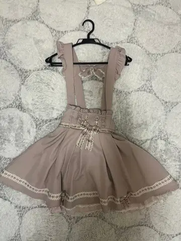 LIZLISA 서스펜더 포함 티어드 치마바지