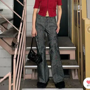 미사용 새상품 SLY WASHED CORDUROY FLARE 사이즈 M