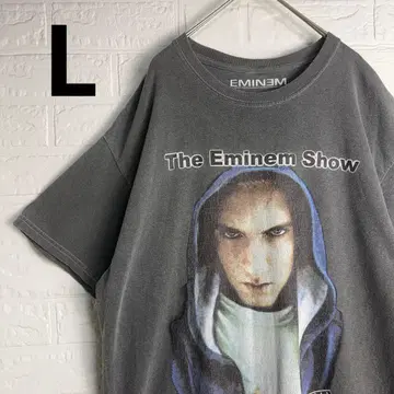 [극강 시크] Insonnia PROJECTS EMINEM T셔츠 흑먹색