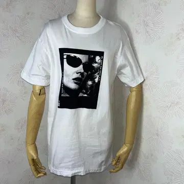 초레어 90s 마릴린 몬로 선글라스 그래픽 프린트 화이트T