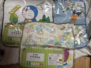 제일복권 도라에몽 비밀도구와 함께 E상 핸드 타월 3종 세트