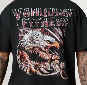 [ 미개봉 새상품 ] VANQUISH FITNESS 오버 사이즈 T셔츠
