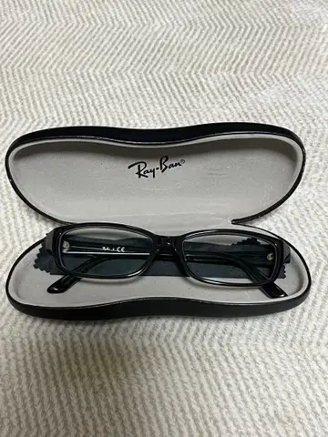 Ray-Ban 블랙 각형 안경 패션 안경