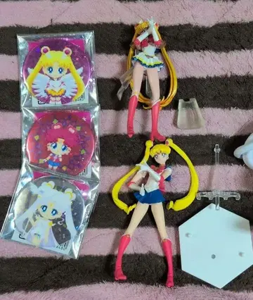 세일러문 코스모스 피규어 캔뱃지 세트