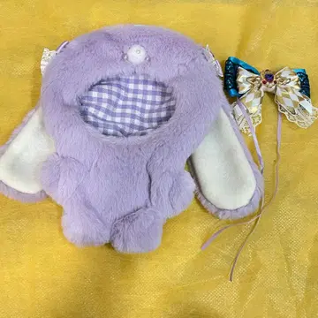 작가님 제작 16cm 봉제 인형용 인형옷 퍼플 보라색 토끼