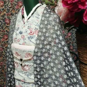 J-511 레이스 겉옷 얇은 겉옷 긴 겉옷 기모노 레이스 모몽가 코트