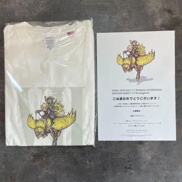 [ 미개봉 새상품 ] 파이널 판타지 드래곤 퀘스트 한정판 콜라보 T셔츠