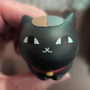 나츠메 우인장 친마리냥코선생 소후비 컬렉션 블랙냥코 레어