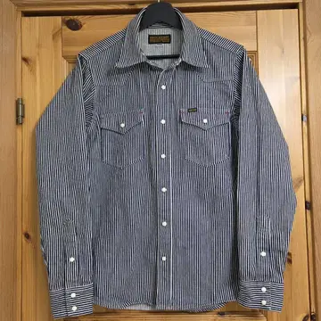 아이언 하트 12oz 히코리 웨스턴 셔츠 M IRON HEART