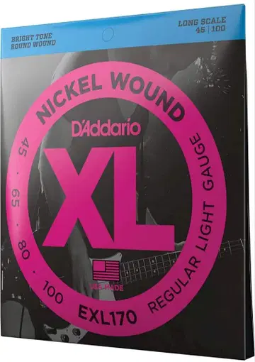 D'Addario EXL170 니켈 와운드 줄 2세트