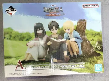 제일복권 진격의 거인 땅울림 A상 엘렌&미카사&아르민 피규어