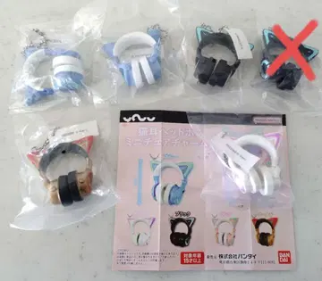 고양이 귀 헤드폰 미니어처 참 2