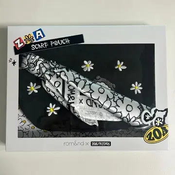 새상품 rom&nd ZO&FRIENDS ZOA 스카프 파우치 미개봉