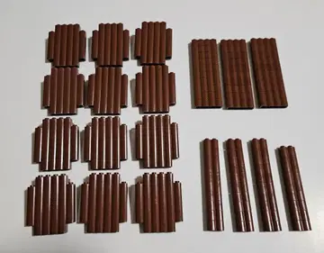 레고 부품 통나무 나무 갈색 브라운 통나무집 벽 LEGO