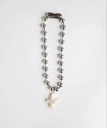 [ TUWAKRIM ] 크로스 진주 볼 체인 목걸이