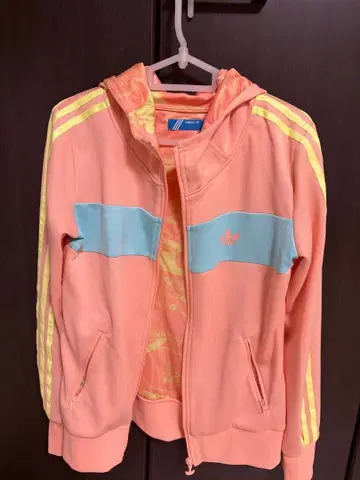 아디다스 후드 부착 저지 핑크 M