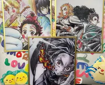 귀멸 WEBSHOP 복권 아크릴 색지 탄지로/쿄쥬로