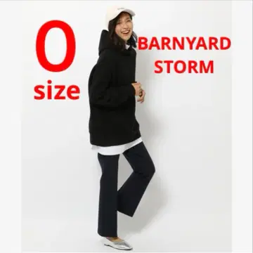 1회 착용 BARNYARDSTORM 부츠컷 팬츠 블랙