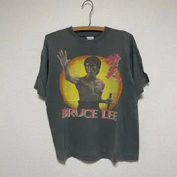 80s BRUCE LEE 사망유희 이소룡 블루스 리 쿵푸 T셔츠