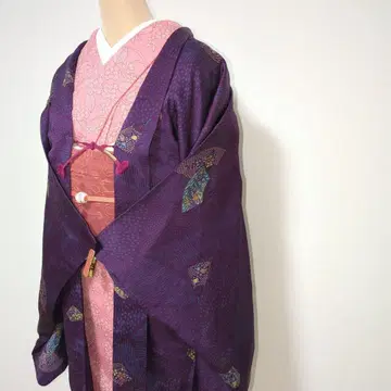 겉옷 다이쇼 로망 기모노 코트 앤티크 kimono haori 겉옷 끈