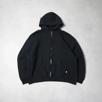 [ 00s ] russell 러셀 지퍼 후드티 블랙 XL